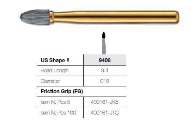[JE94065FG] 9406-5 FG JET CARBIDE EGG FINISHING /5