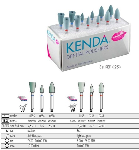 [KE0250006A] ZIRCOVIS DIAMOND POLISHER INTRO KIT /6