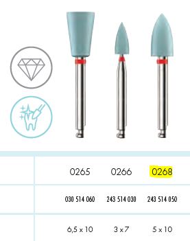 [KE0268012] ZIRCOVIS DIAMOND POLISHER POINT FINE/12