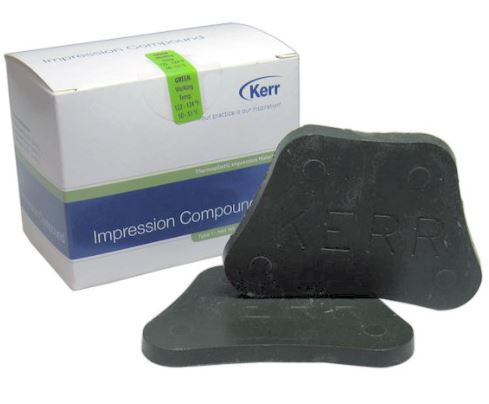 [KR00441] KERR IMPRESSION COMPOUND GREEN CAKE/8