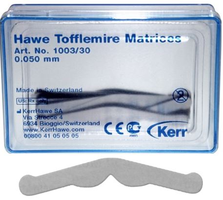 [KR100330] TOFFLEMIRE MATRICES NO.3 0.050MM PKT 30