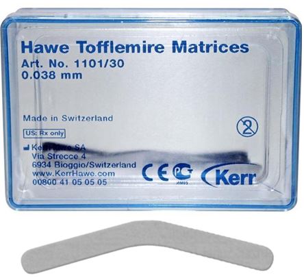 [KR110130] TOFFLEMIRE MATRICES NO.1 0.038MM PKT 30