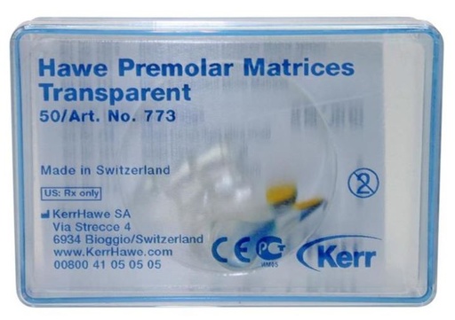 [KR773] TRANSPARENT PREMOLAR MATRIX BANDS /50