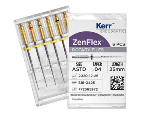 [KR8181458] .45/.04/31MM  ZENFLEX - ROTARY FILE / 6