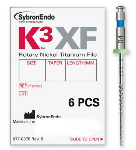 [KR8236205] K3 XF NITI FILE 20/0.06 25MM PKT 6