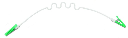 [LAA33W] EXTENDABLE BIB HOLDER WHITE /4