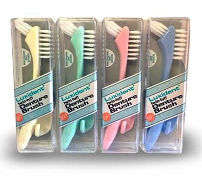 [LU491] DENTURE BRUSH SOFT PASTEL 491 PKT 12