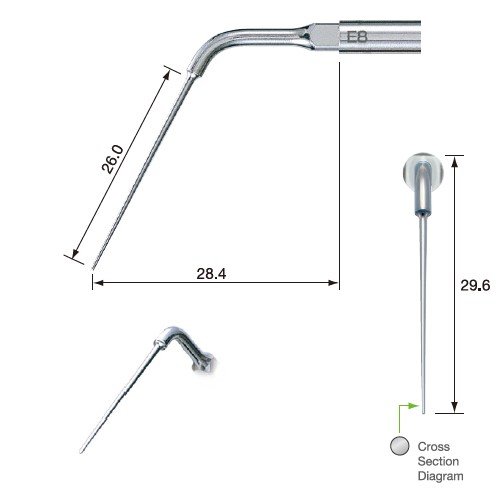 [NKZ217308] NSK ENDO TIP E8 FOR NSK/SATELEC