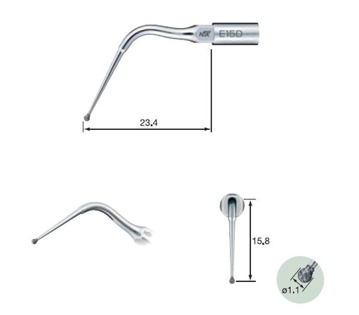 [NKZ217319] NSK ENDO CANAL LOCATION SCALING TIP E15D