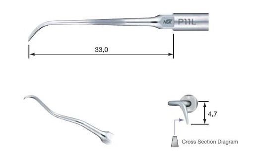 [NKZ217409] NSK SCALING TIP P11L FOR NSK AND SATELEC