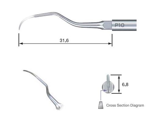 [NKZ217410] NSK PERIO SCALING TIP P10