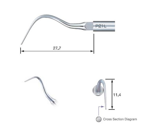 [NKZ217421] NSK PERIO SCALING TIP P21L FOR NSK