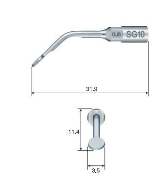 [NKZ305111] NSK SG10 VARIOSURG SINUS MEM DETACH TIP