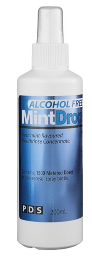 [PD33907] ALCOHOL FREE MINT DROPS 200ML SPRAY
