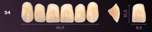 [PRS4-A3] S4-A3 PREMIUM TEETH UPPER ANTERIOR