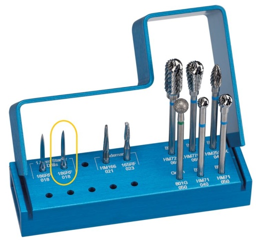 [SA186RF018RA] 186RF-018 1.8MM BUR RA/EACH