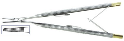 [SACASTROSTRHAN] CASTROVIEJO NEEDLE HOLDER STR TC 127MM