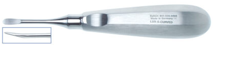 [SALU5CURVED] SALVIN CURVED LUXATING ELEVATOR 5MM