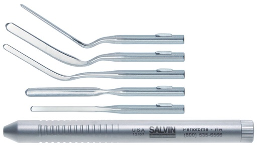 [SAPERIOTOME5TIP] PERIOTOME HANDLE W/ 5 TIPS