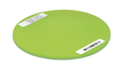 [SC3353] BIOPLAST NEON GREEN 125MM ROUND 3MM /10