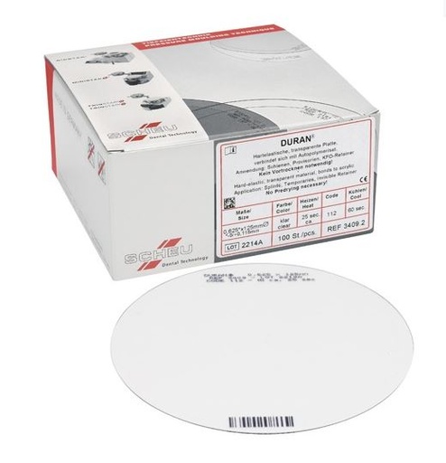 [SC34092] DURAN BLANK 0.625MM PKT 100