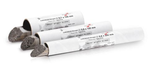 [SC8308] CHROMIUM SPRING HARD SS WIRE RODS 0.7MM 150MM 500G