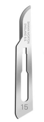 [SW118118] SCALPEL BLADE CARB STEEL 15 STERILE /100