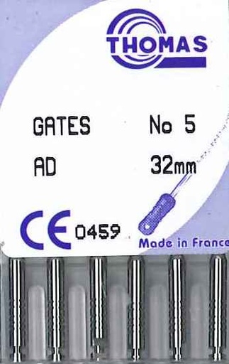 [THGATE5] GATES GLIDDEN DRILLS 5/6