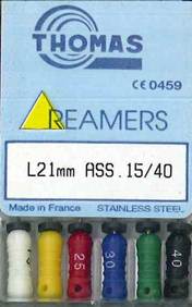 [THR211540] REAMERS 21MM 15-40 ASST