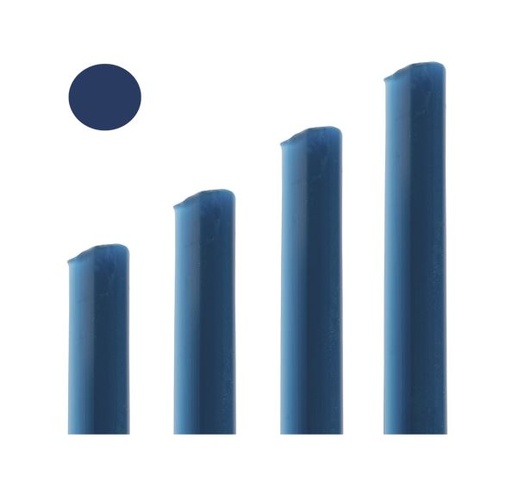 [YE1510800] WAX PROFILE BAR ROUND BLUE 0.8MM 25G