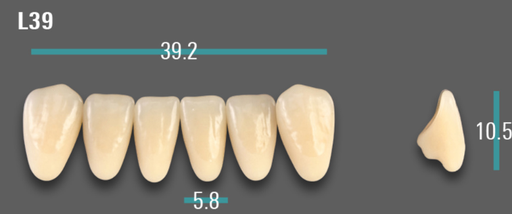 [VIABA35VL39] VITA VIONIC VIGO Anterior, A3.5, L39