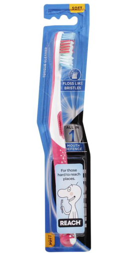 [RH13004] Mouth Defence Toothbrush Soft  1 Pack /8