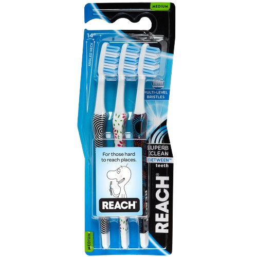 [RH13006] Between Toothbrush Medium 3 Pack /4