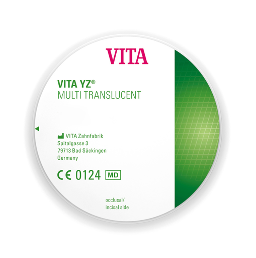 [VIEDCYM8981843] VITA YZ MULTI TRANSLUCENT, B3, Ø 98.4 x h 18 mm, 1 pc.