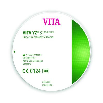 [VIEDMYS7982220] VITA YZ STMulticolor, 3M2, Ø 98.4 x h 22 mm, 1 pc.