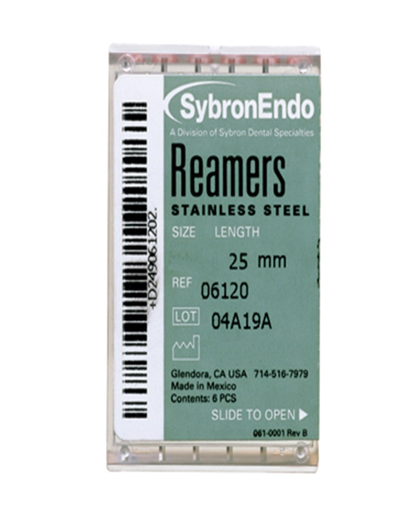 [KR06131] REAMERS 25MM  SZ 40 BLACK  PK6